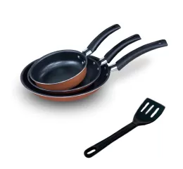 Conjunto De Frigideira 3 Peças Antiaderente global aluminios 